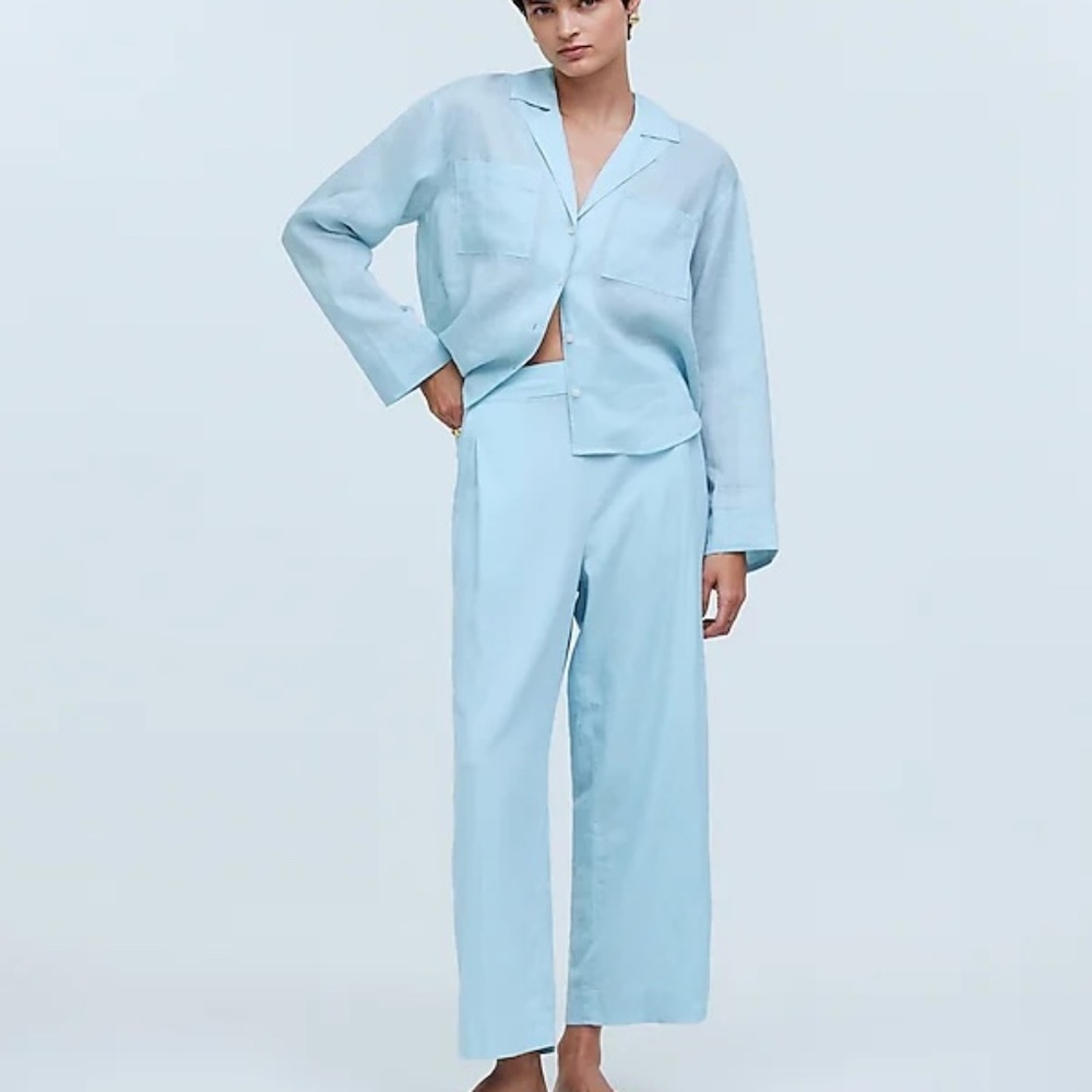 Madewell Pull-On Straight Crop Pant